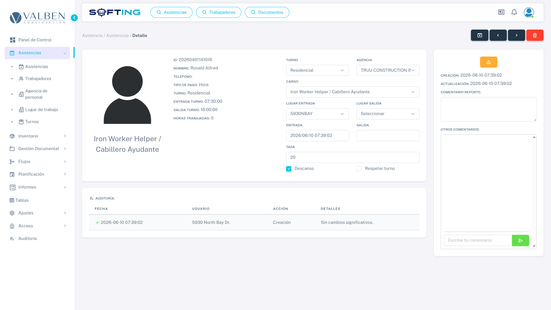 Employee Profiles and Shift Assignment